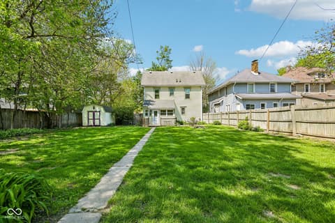 Backyard at 335 S Emerson Avenue, Indianapolis, IN