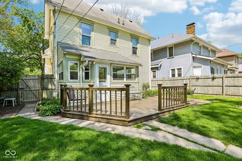 Backyard at 335 S Emerson Avenue, Indianapolis, IN