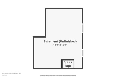 Floor Plan — 335 S Emerson Avenue, Indianapolis, IN