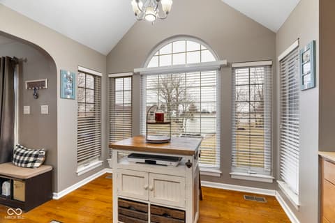 Dining room at 4510 N Wildwood Drive, Frankfort, IN