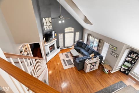 Living room at 4510 N Wildwood Drive, Frankfort, IN