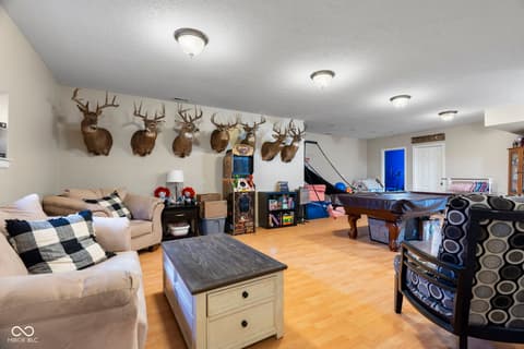Living room at 4510 N Wildwood Drive, Frankfort, IN