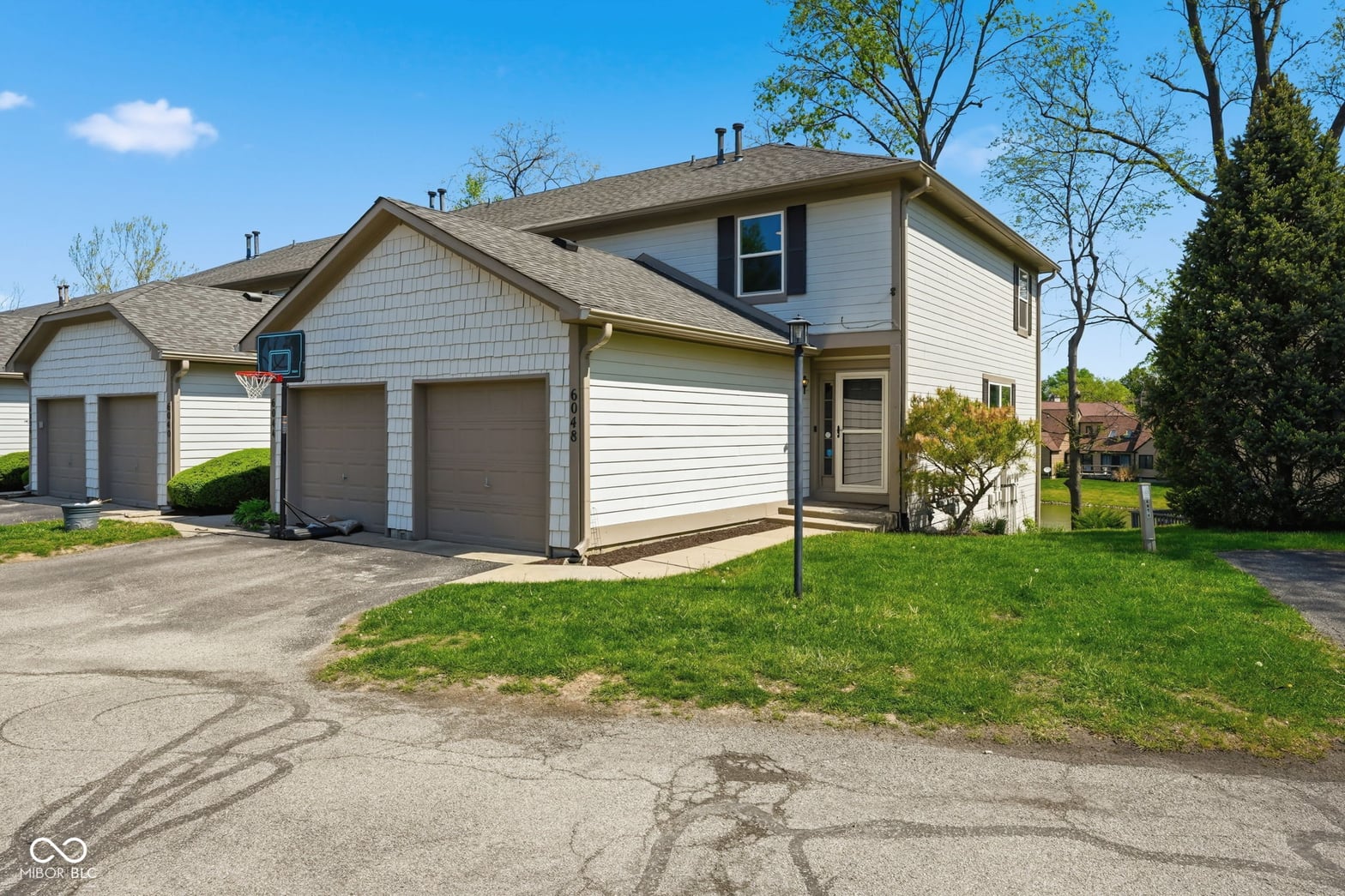 Front exterior at 6048 S Bay Drive, Indianapolis, IN