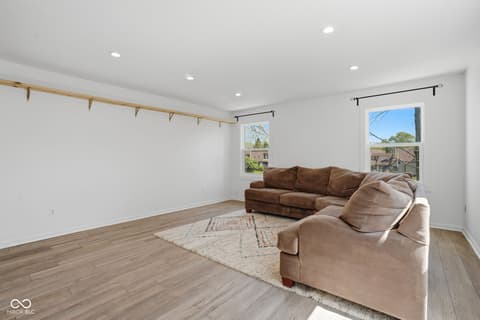 Family room at 6048 S Bay Drive, Indianapolis, IN