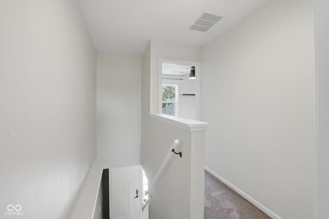 Hallway at 6048 S Bay Drive, Indianapolis, IN — Bright hallway with natural light and modern finishes.