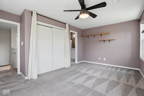 Primary bedroom at 6048 S Bay Drive, Indianapolis, IN