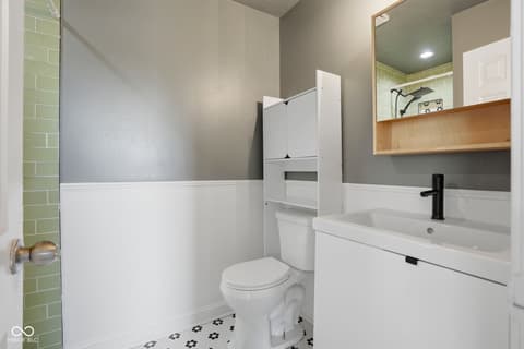 Primary bathroom at 6048 S Bay Drive, Indianapolis, IN