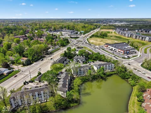 Aerial view at 6048 S Bay Drive, Indianapolis, IN