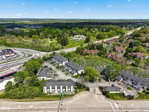 Aerial view at 6048 S Bay Drive, Indianapolis, IN