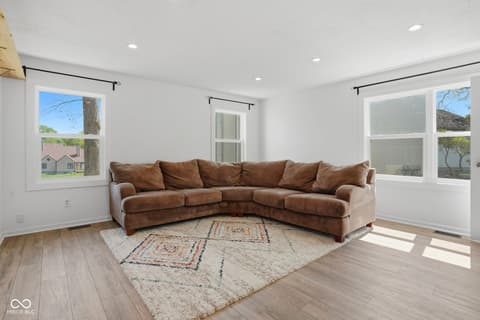 Living room at 6048 S Bay Drive, Indianapolis, IN
