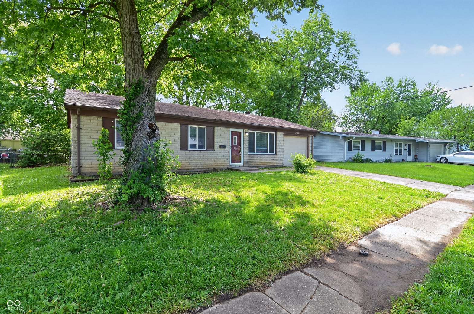 Front exterior at 3903 Marseille Road, Indianapolis, IN
