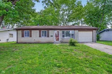 Front exterior at 3903 Marseille Road, Indianapolis, IN