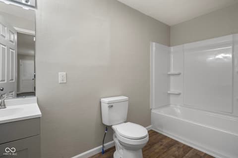 Bathroom at 1523 Northcrest Drive, Anderson, IN