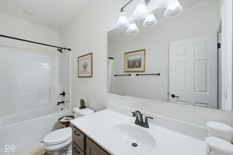 Bathroom at 1400 N Tk Way, Yorktown, IN
