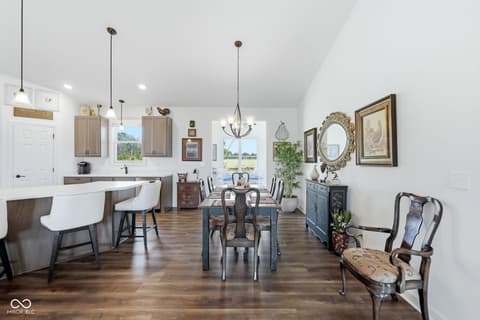 Dining room at 1400 N Tk Way, Yorktown, IN