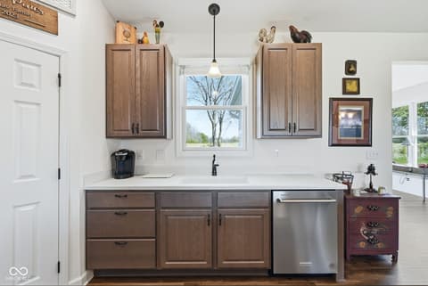 Kitchen at 1400 N Tk Way, Yorktown, IN