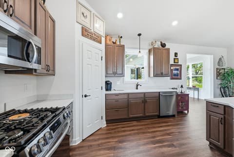 Kitchen at 1400 N Tk Way, Yorktown, IN