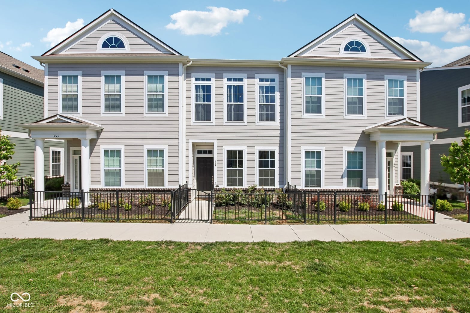 Front exterior at 557 Steinbeck Place, Carmel, IN