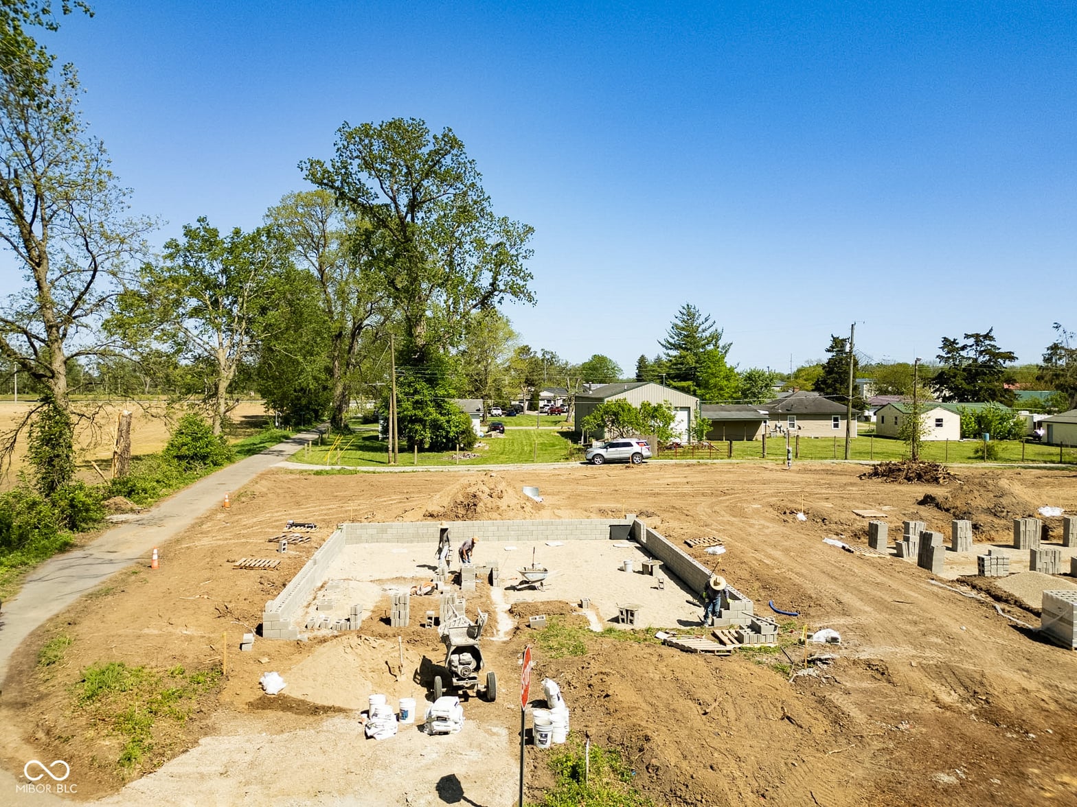Yard at 5263 N Vance Street, Columbus, IN