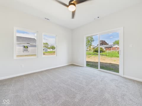 Bedroom at 208 S Woodworth Avenue, Frankton, IN
