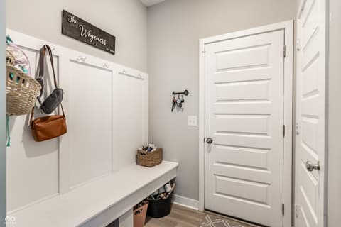 Laundry room at 4873 Oak Hill Drive, Lebanon, IN
