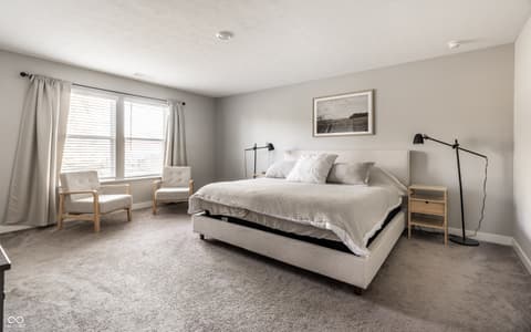 Primary bedroom at 4873 Oak Hill Drive, Lebanon, IN