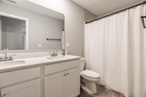 Bathroom at 4873 Oak Hill Drive, Lebanon, IN