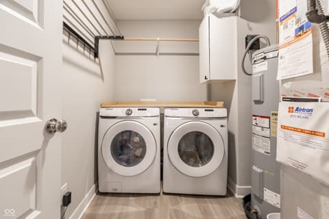 Laundry room at 4873 Oak Hill Drive, Lebanon, IN