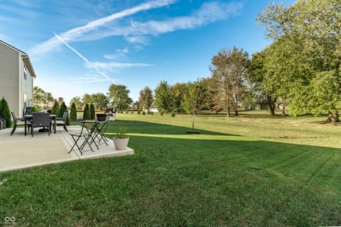 Yard at 4873 Oak Hill Drive, Lebanon, IN