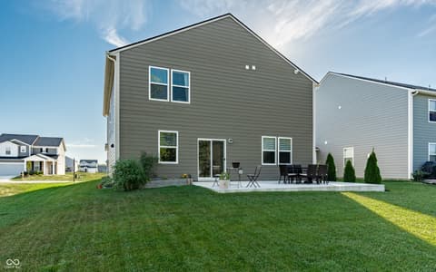 Backyard at 4873 Oak Hill Drive, Lebanon, IN