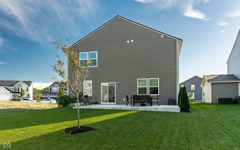 Backyard at 4873 Oak Hill Drive, Lebanon, IN