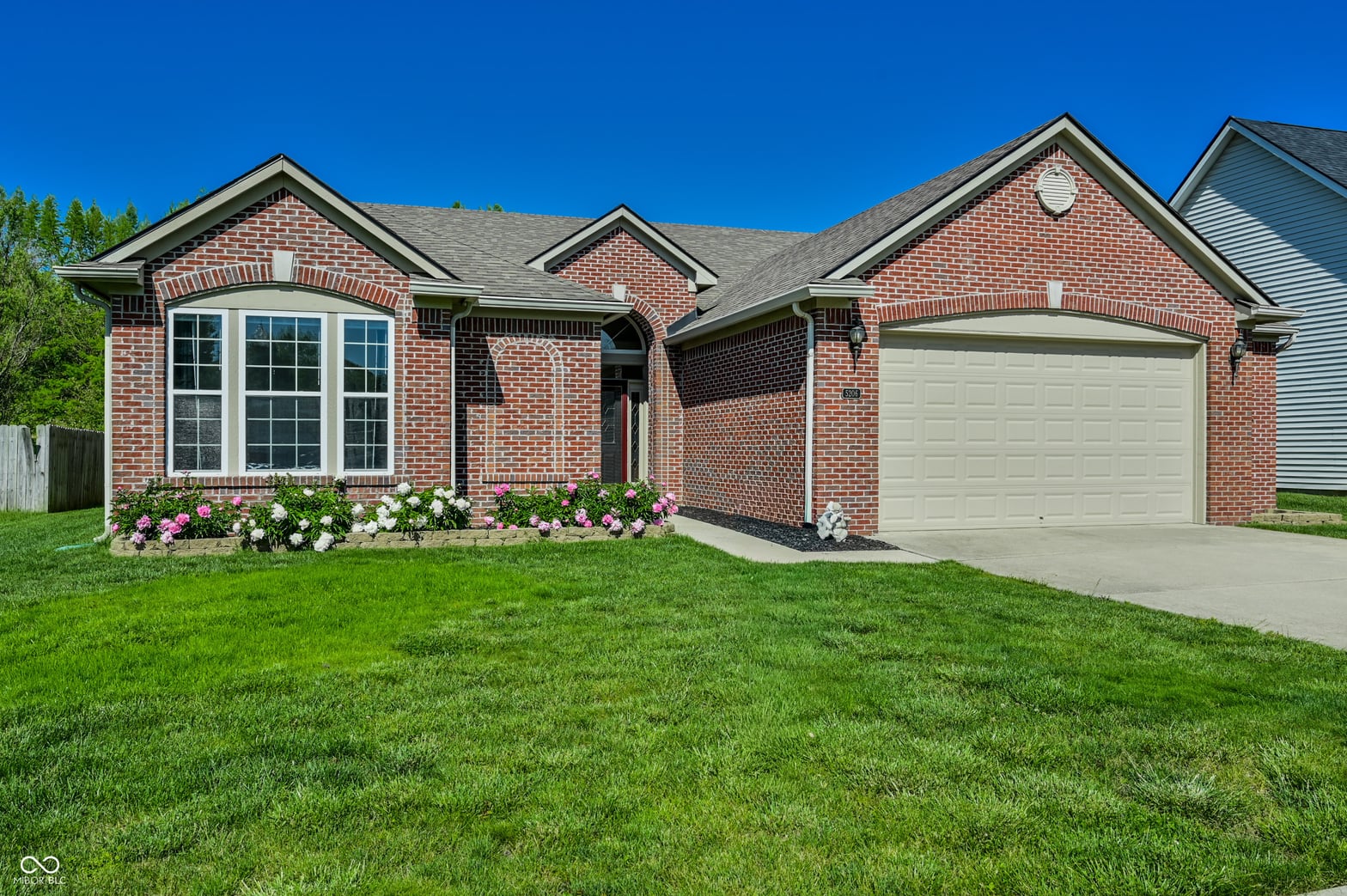 Front exterior at 5206 Skipping Stone Drive, Indianapolis, IN