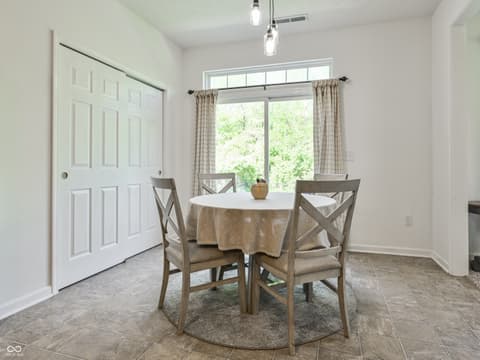 Dining room at 5206 Skipping Stone Drive, Indianapolis, IN