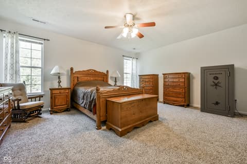 Bedroom at 5206 Skipping Stone Drive, Indianapolis, IN