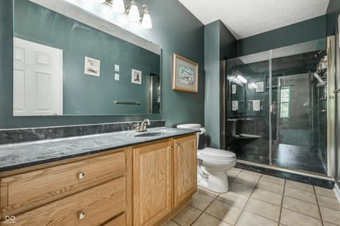 Bathroom at 5206 Skipping Stone Drive, Indianapolis, IN