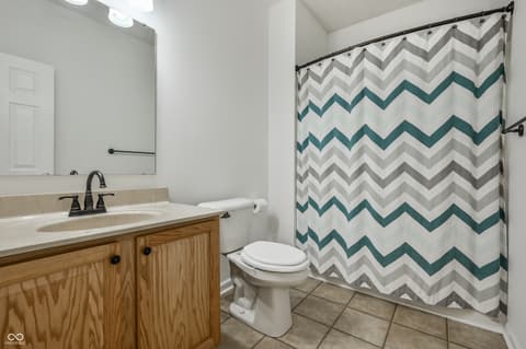 Bathroom at 5206 Skipping Stone Drive, Indianapolis, IN