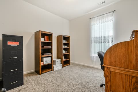 Home office at 5206 Skipping Stone Drive, Indianapolis, IN