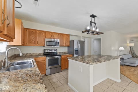 Kitchen at 3769 Limelight Lane, Whitestown, IN