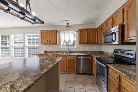 Kitchen at 3769 Limelight Lane, Whitestown, IN
