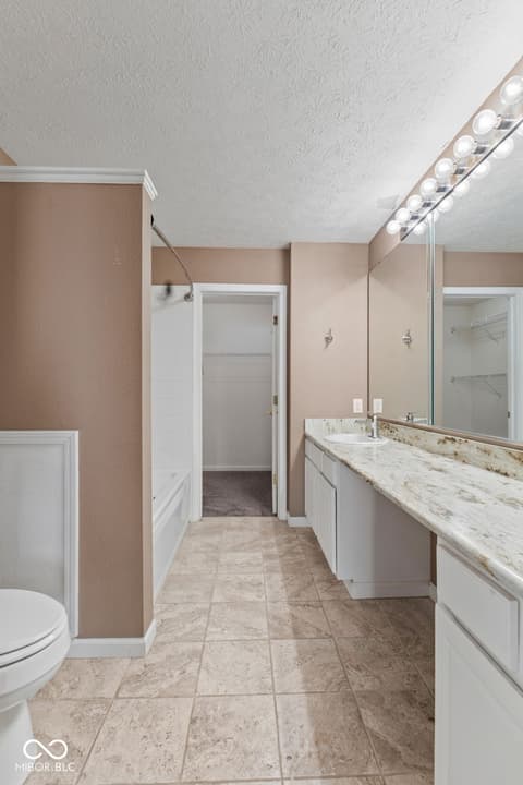 Bathroom at 3769 Limelight Lane, Whitestown, IN