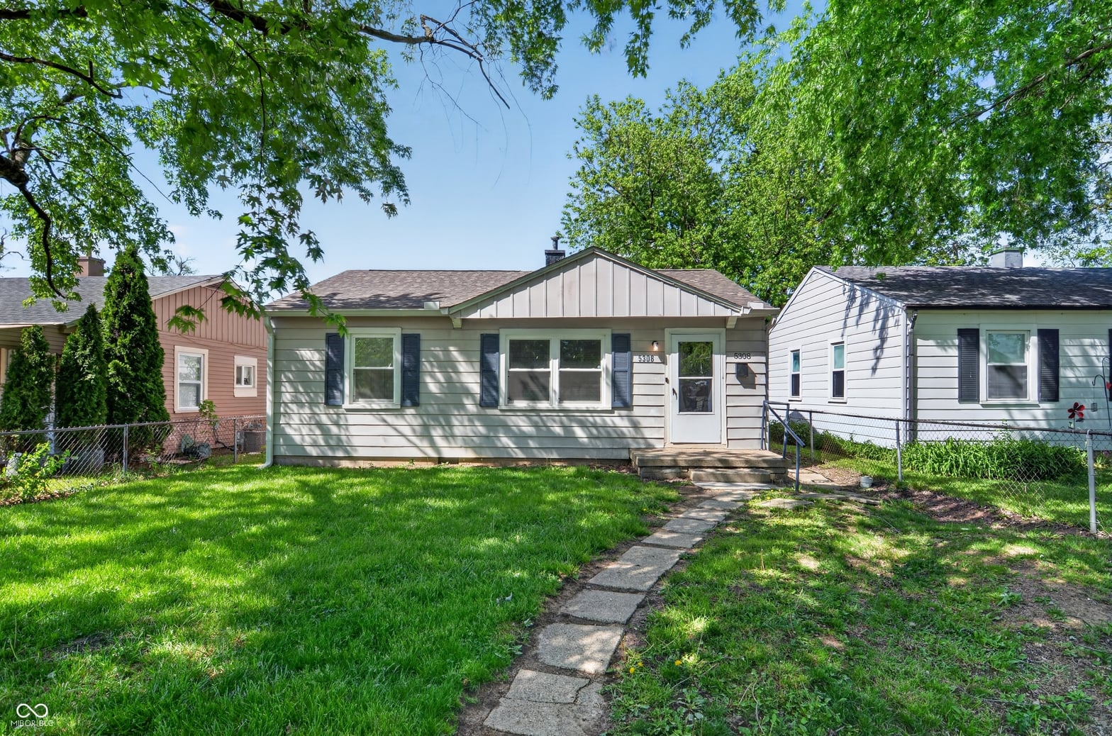 Front exterior at 5308 Fletcher Avenue, Indianapolis, IN