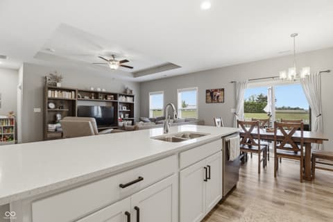 Kitchen at 317 E Quail Drive, Oxford, IN