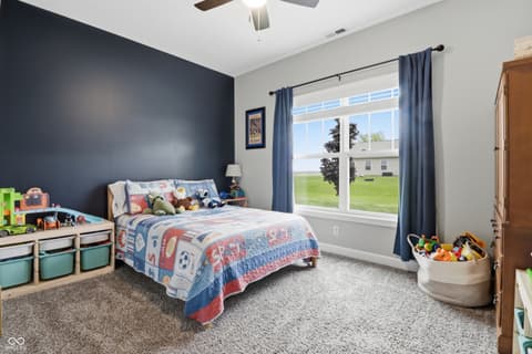 Bedroom at 317 E Quail Drive, Oxford, IN