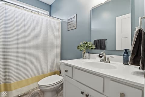 Bathroom at 317 E Quail Drive, Oxford, IN