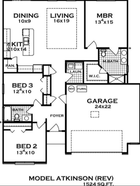 Floor Plan — 317 E Quail Drive, Oxford, IN