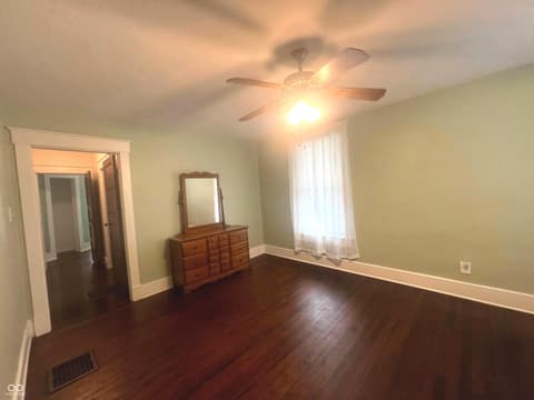 Primary bedroom at 632 Elm Street, Shelbyville, IN