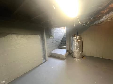 Basement at 632 Elm Street, Shelbyville, IN