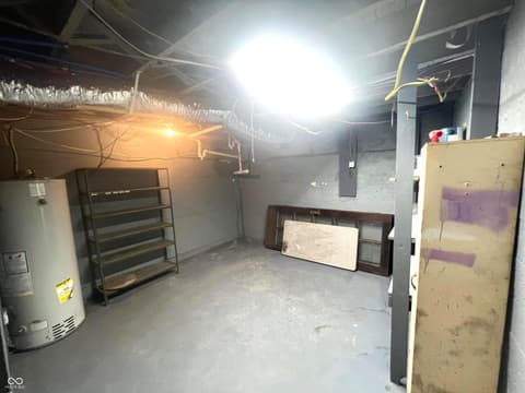 Basement at 632 Elm Street, Shelbyville, IN