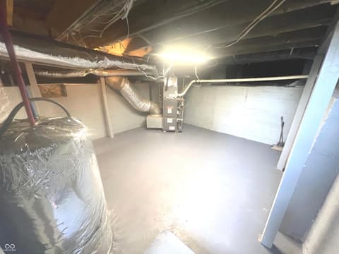 Basement at 632 Elm Street, Shelbyville, IN