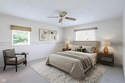 Bedroom at 8431 Lawrence Avenue, Indianapolis, IN